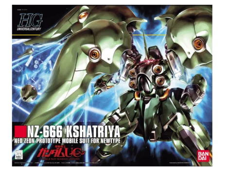 Bandai | HG NZ-666 Kshatriya | Mobile Suit Gundam Unicorn Model Kit (1/144)
