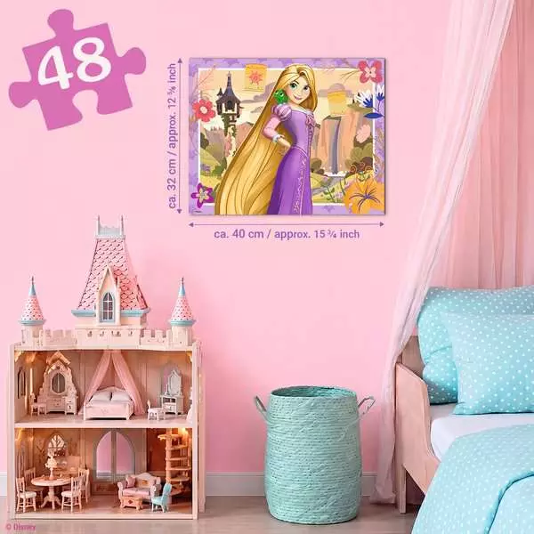 Ravensburger | Disney Prinzessinnen - Prinzessin Rapunzel | 48 Teile Puzzle