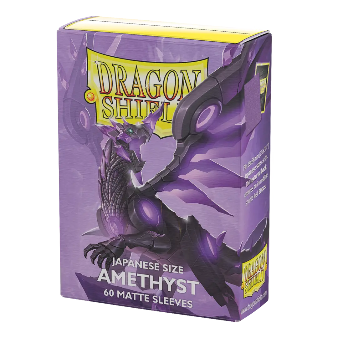 Dragon Shield: Amethyst - Matte Sleeves - Japanese Size