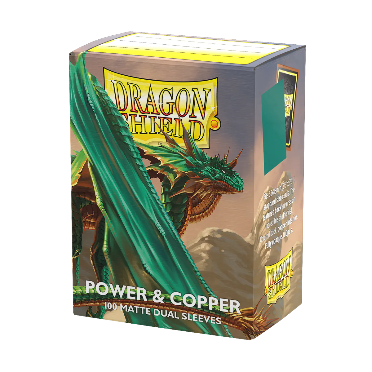 Dragon Shield: Power & Copper - Matte Dual Sleeves - Standard Size (1/8)