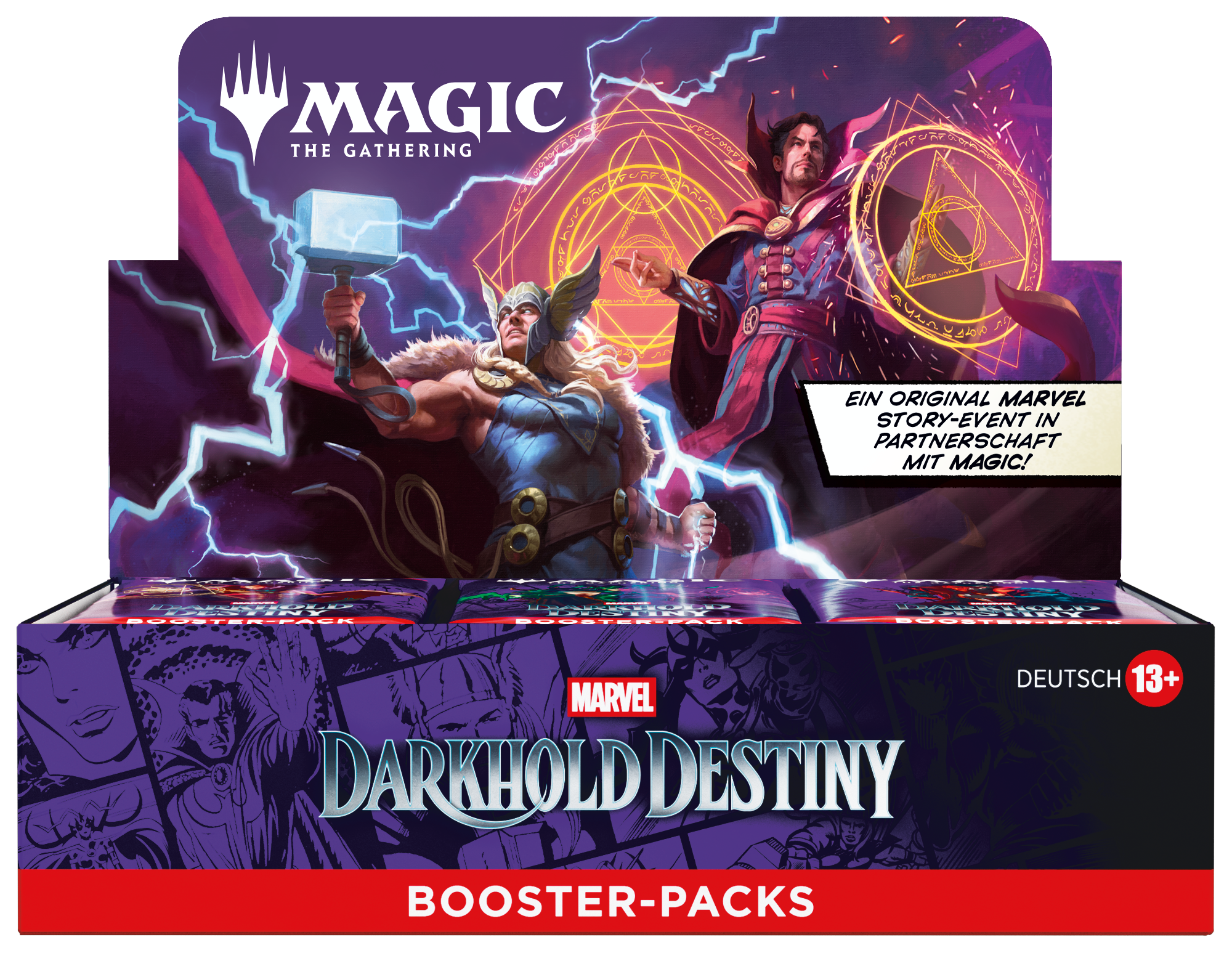 Magic: The Gathering | Marvel Darkhold Destiny | Play Booster Display (DE)