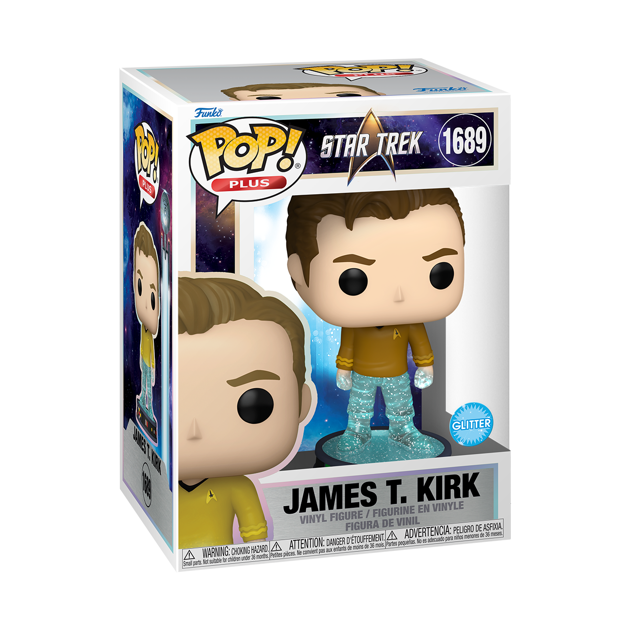 POP Plus: James T. Kirk (Transporter) (Glitter) - Star Trek