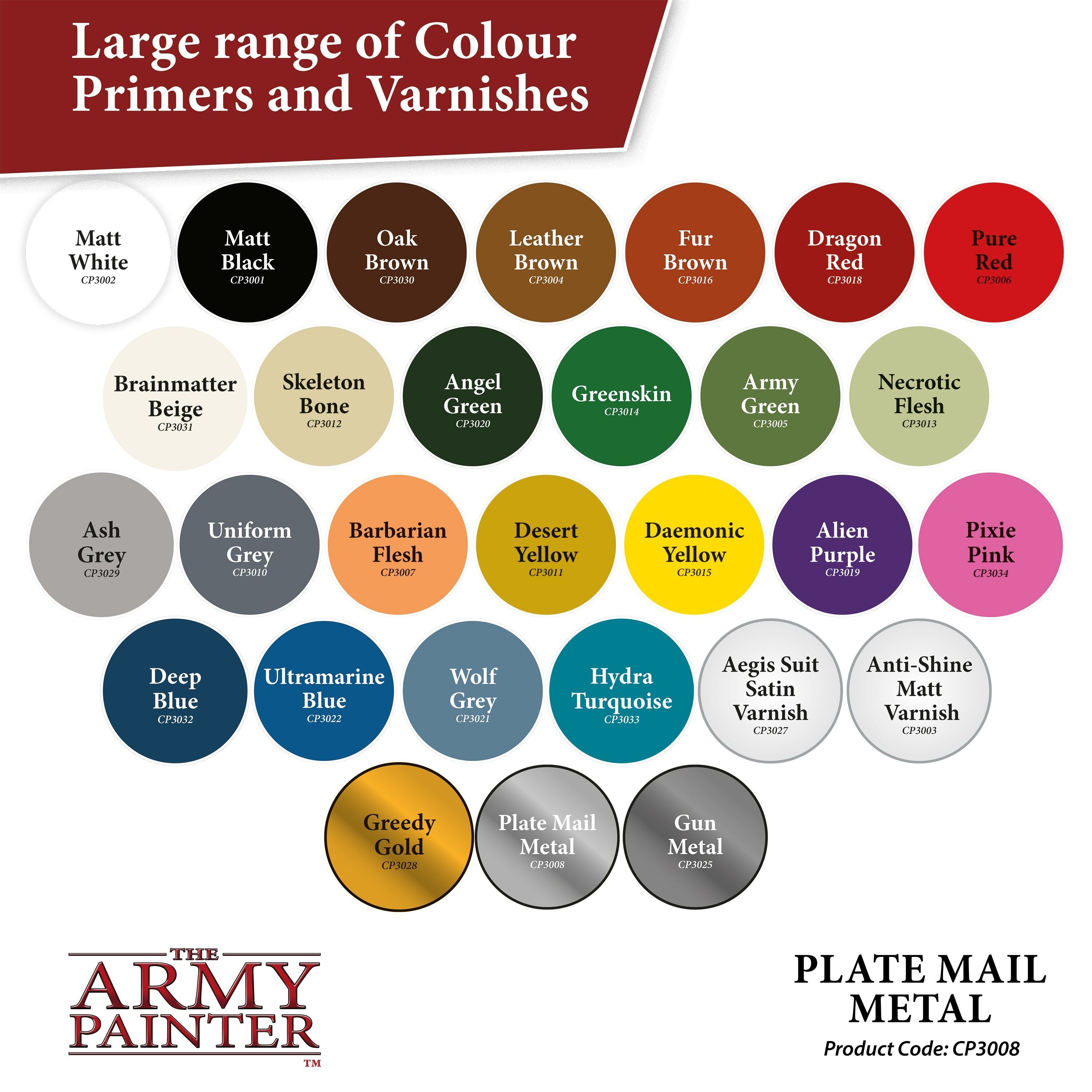 The Army Painter - Plate Mail Metal - Colour Primer