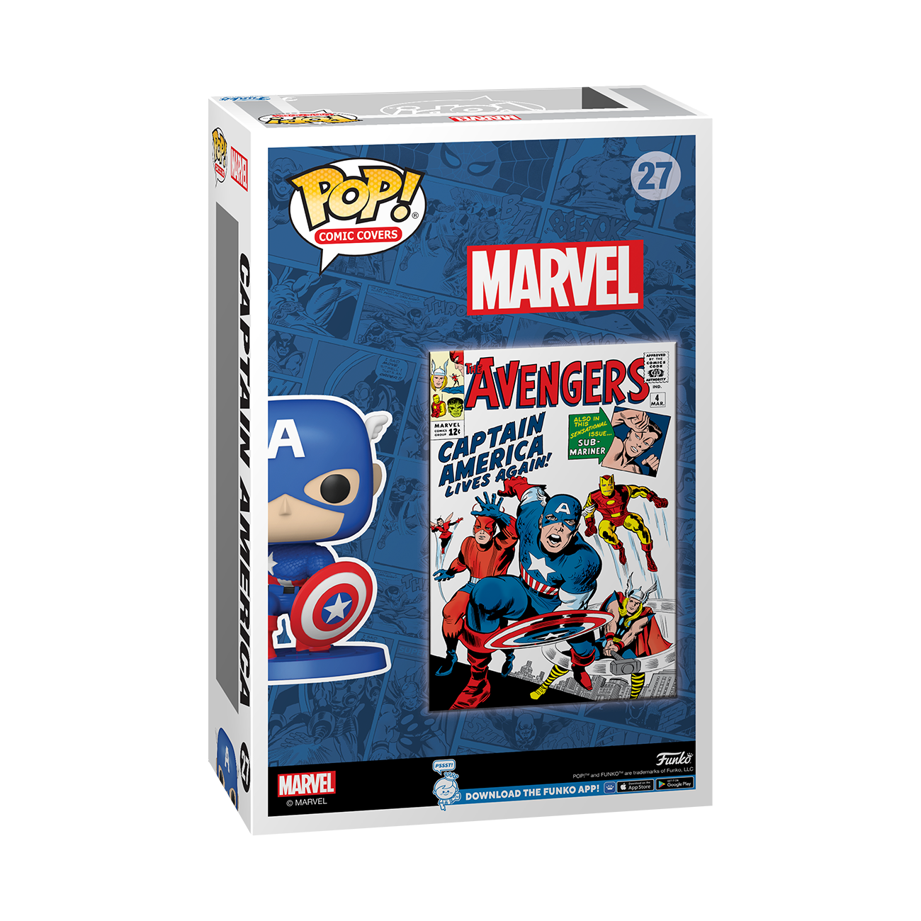 POP Comic Covers: Avengers Captain America #4 - Marvel