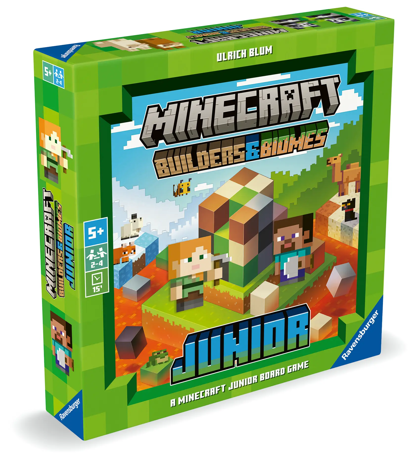 Ravensburger | Minecraft Builders & Biomes Junior | Kinderspiel