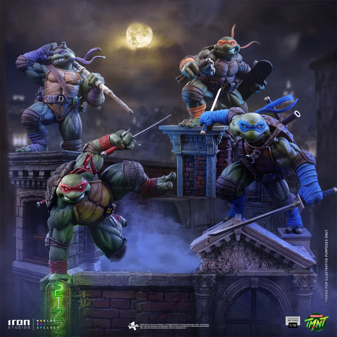 Iron Studios | Leonardo Unleashed - Teenage Mutant Ninja Turtles | Art Scale 1/10