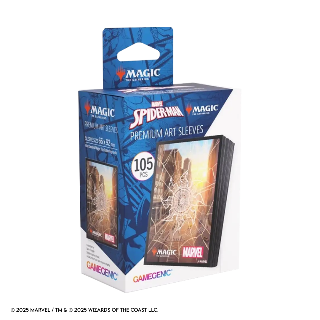Gamegenic | Magic: The Gathering - Spider-Man / Plains | Premium Art Sleeves (105 Stück)