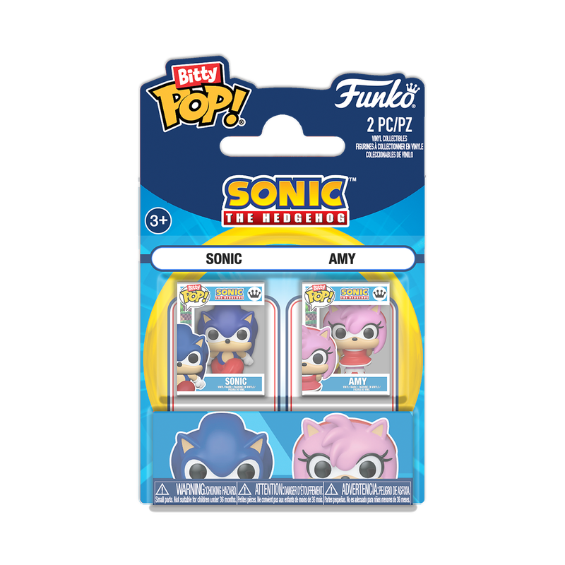 Bitty POP 2 Pack | Sonic & Amy Rose | Sonic