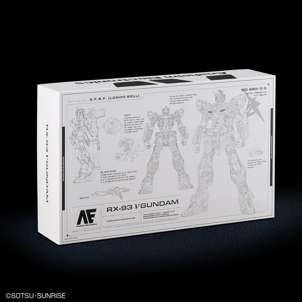 Bandai | PG Unleashed ν Gundam | Mobile Suit Gundam: Char's Counterattack (1/60)