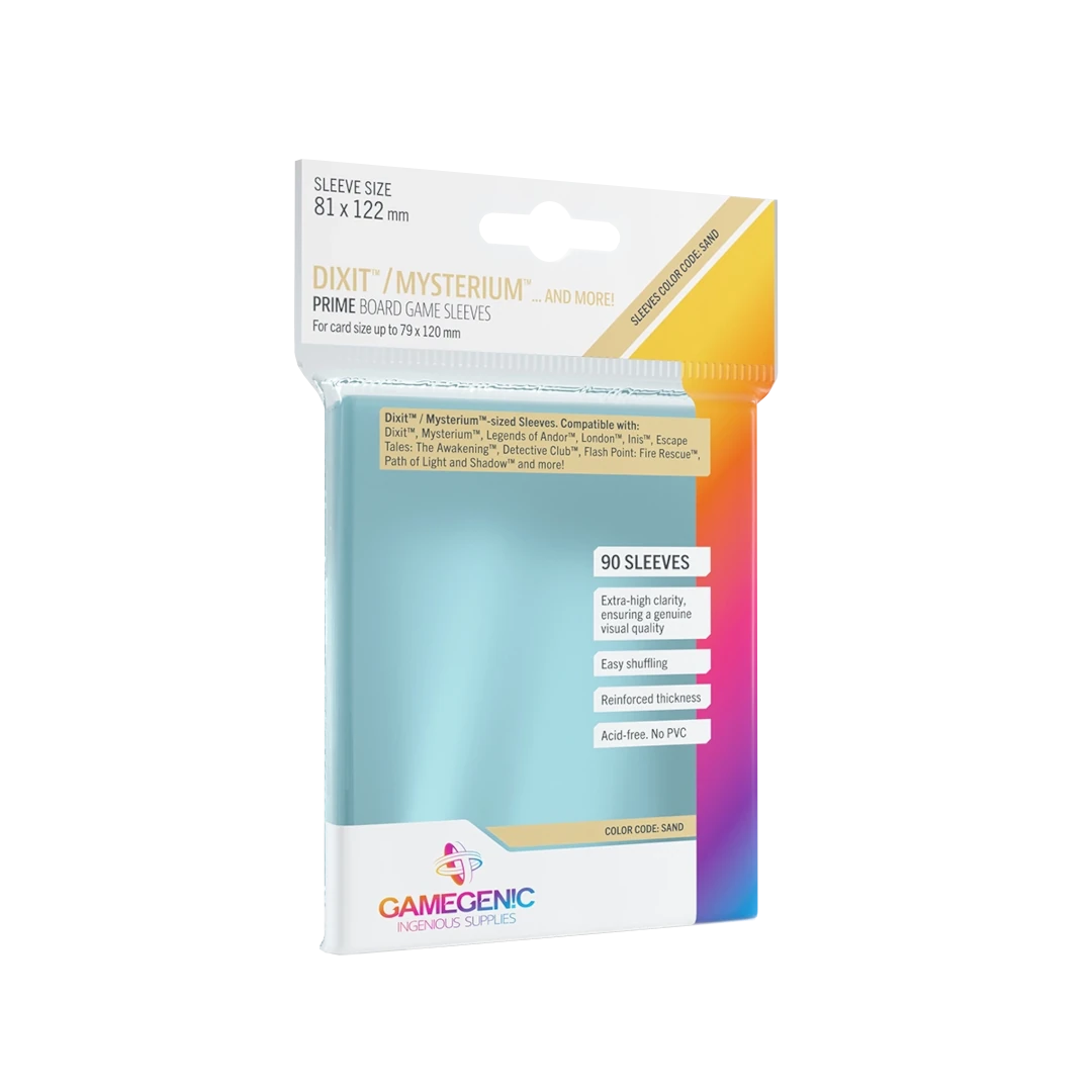 Gamegenic | Prime Board Game Sleeves |Sand 81x122mm (90pc)