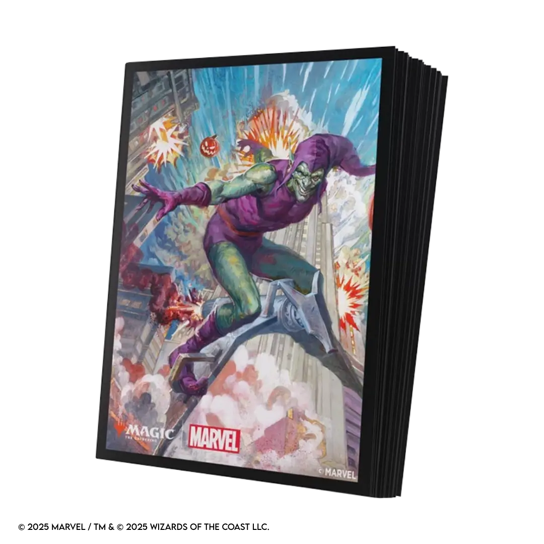 Gamegenic | Magic: The Gathering - Spider-Man / Green Goblin | Premium Art Sleeves (105 Stück)