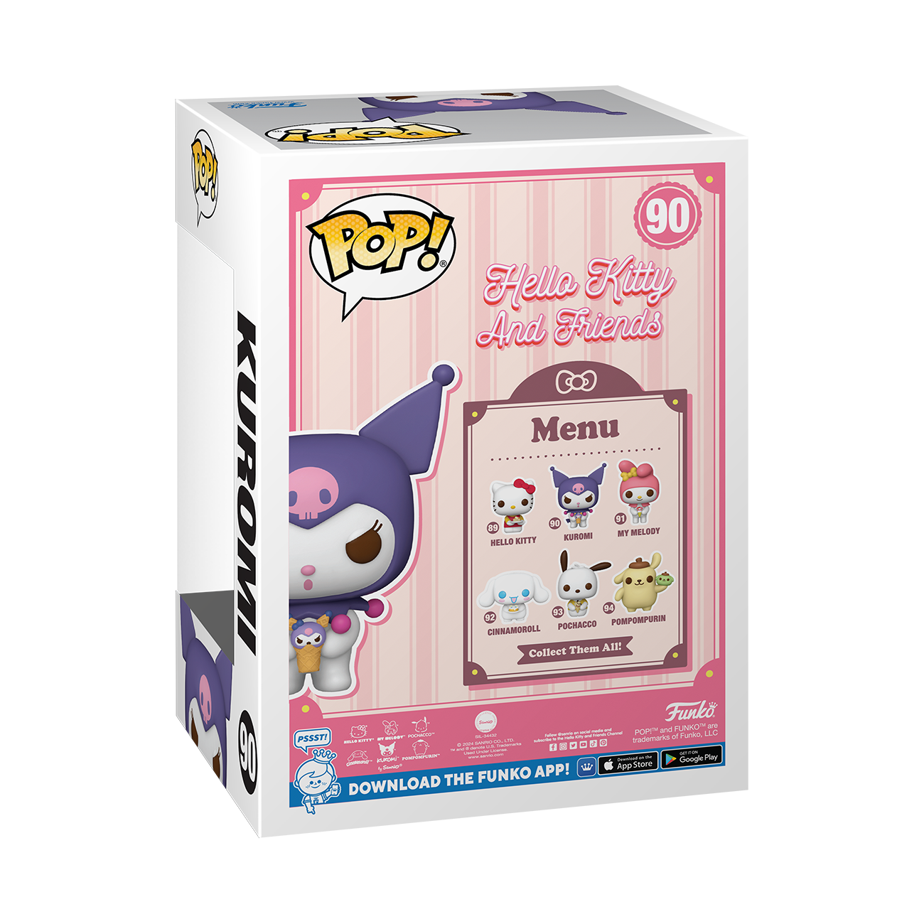 POP! Sanrio: Kuromi with Ice Cream - Hello Kitty