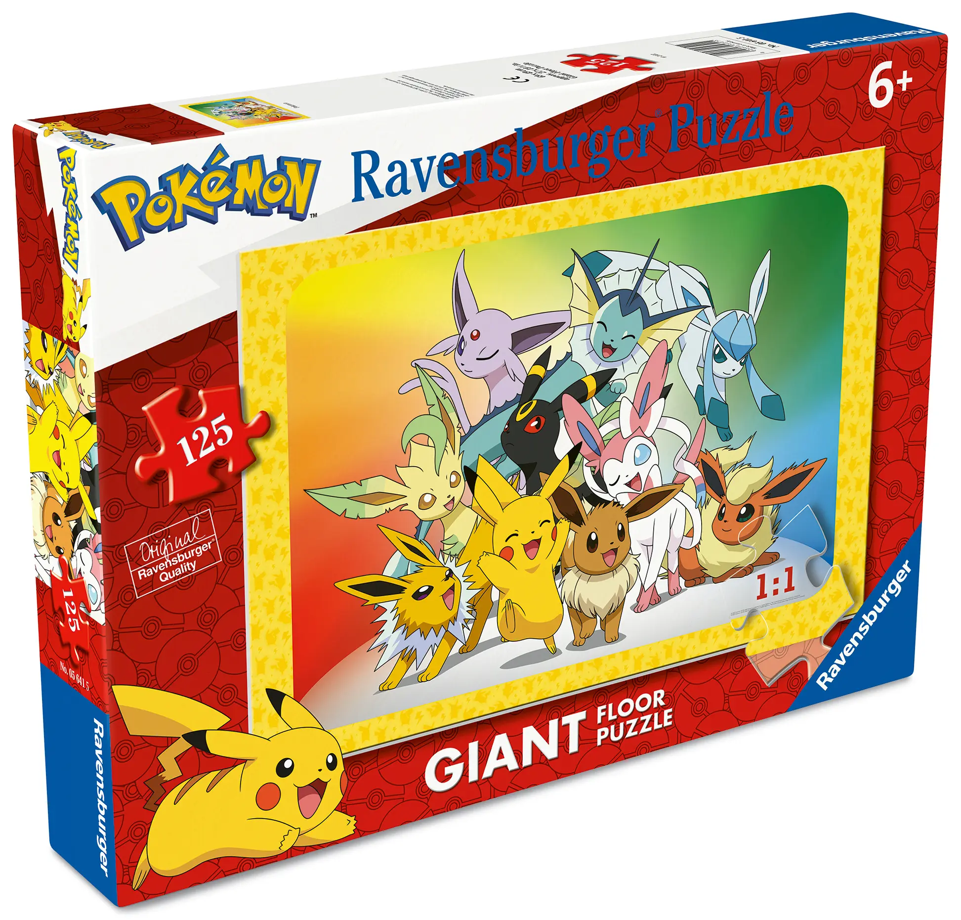 Ravensburger | Pokémon | Riesen-Pokémon-Puzzle 125 Teile Riesen-Puzzle