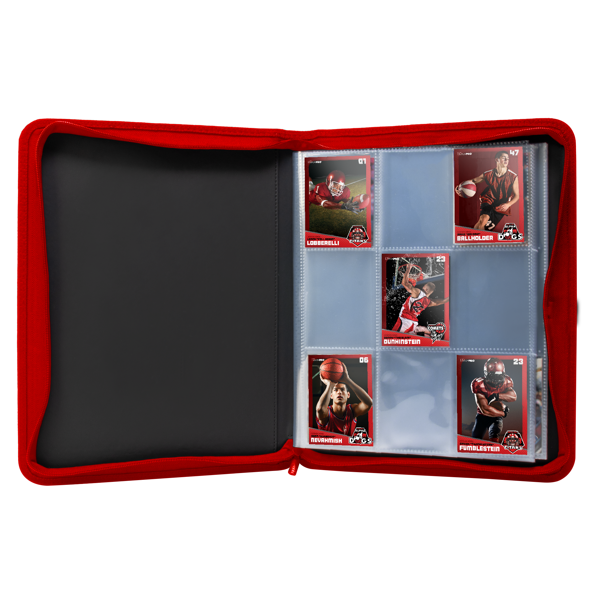 Ultra Pro | Premium-Red | 9-Pocket Pro Binder