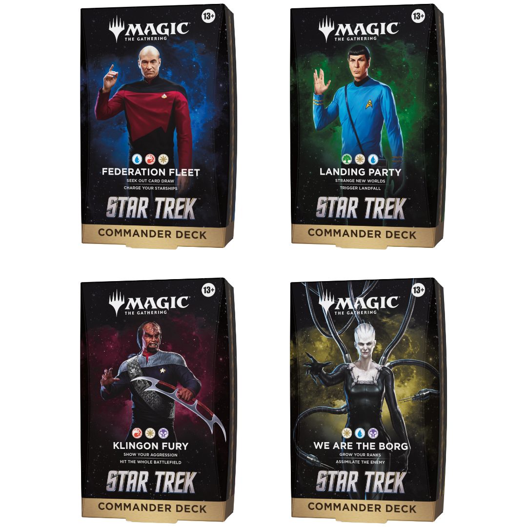 Magic: The Gathering | Star Trek | Commander Decks (4 Stk.) (EN)