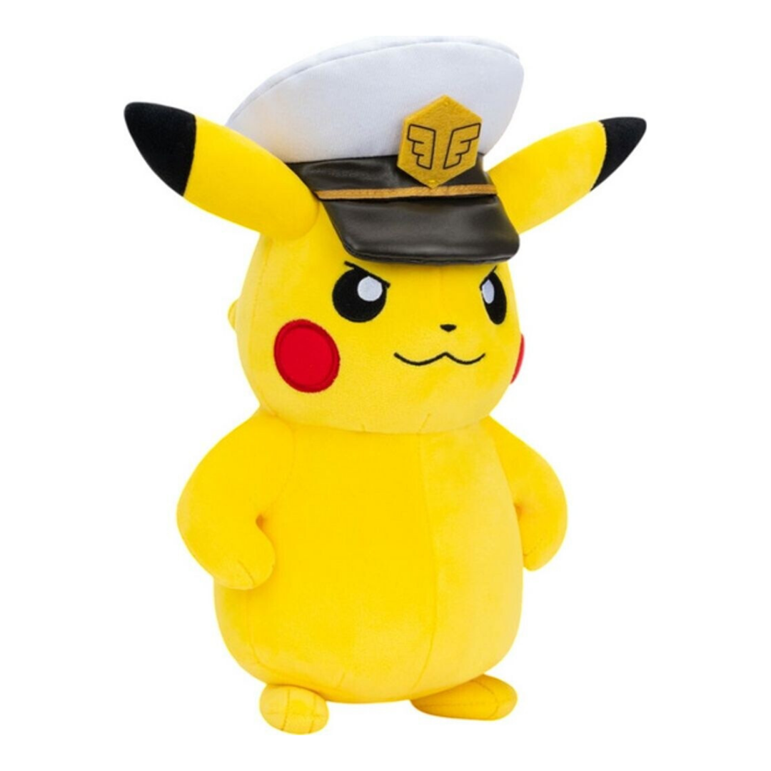 Jazwares | Captain Pikachu (20cm) | Plush Toy