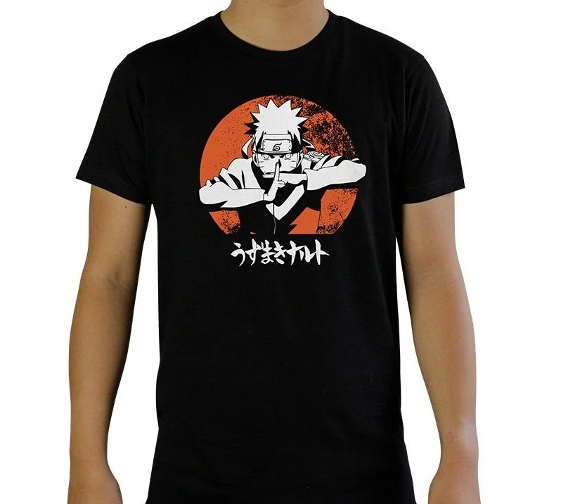 Abysse: Naruto Shippuden Basic T-Shirt Herren (L) - Naruto