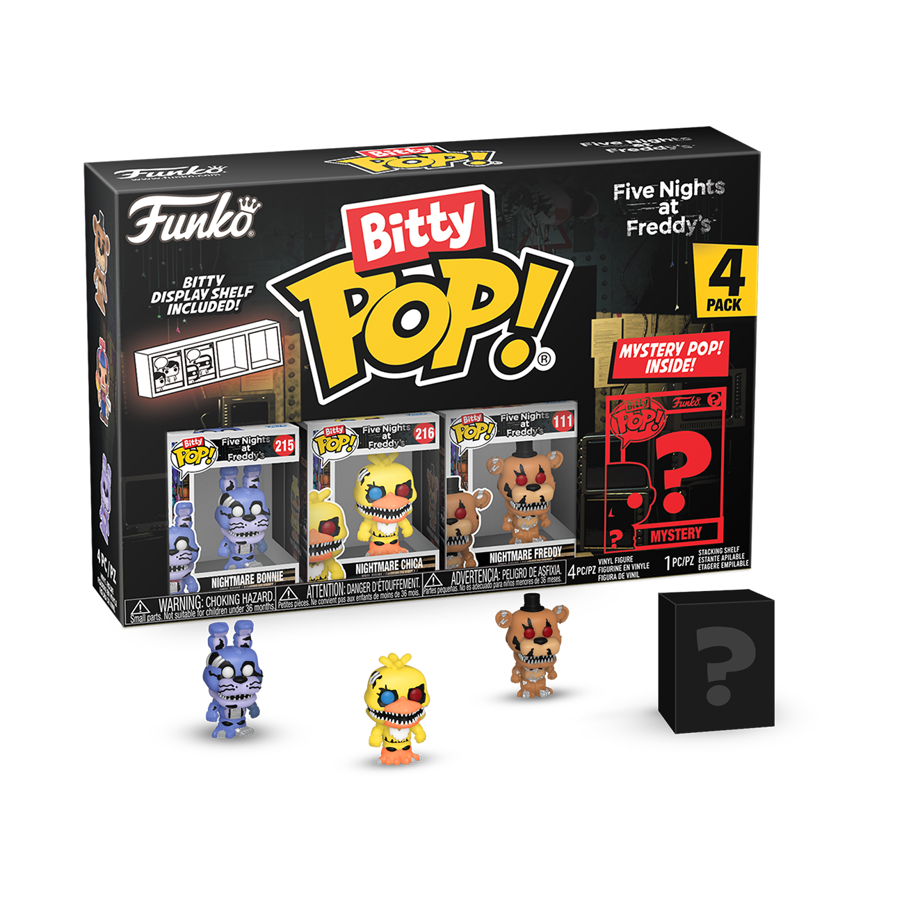 Bitty POP! 4-Pack | Nightmare Bonnie | Five Nights at Freddy´s