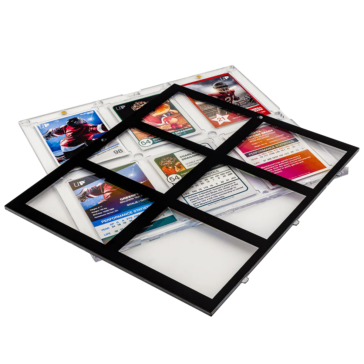 Ultra Pro: 35PT 6-Card Black Border UV ONE-TOUCH - Magnetic Holder