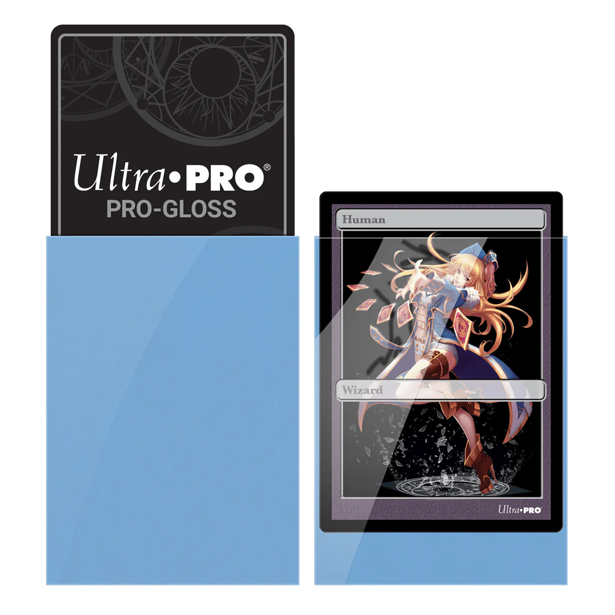 Ultra Pro: PRO-Gloss 60ct Small Deck Protector® Sleeves - Light Blue