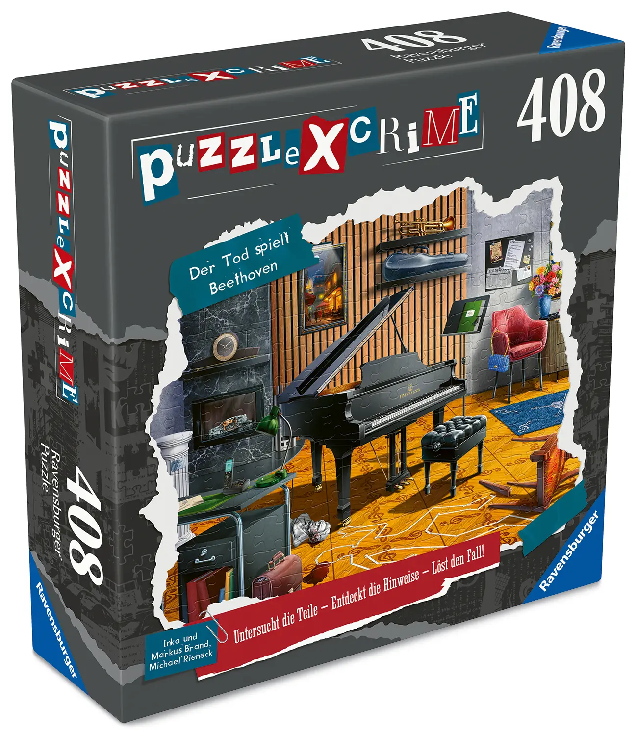 Ravensburger | Puzzle X Crime Der Tod spielt Beethoven | Crime Puzzle