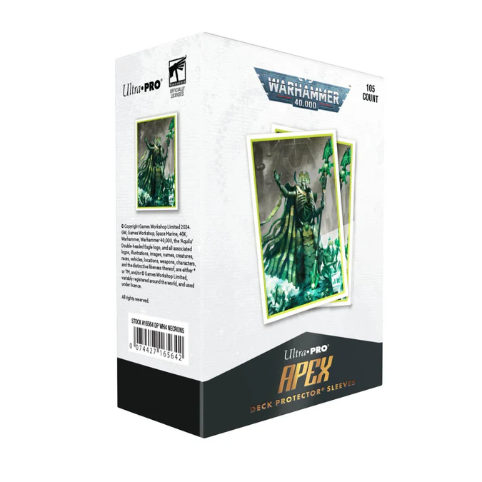Ultra Pro | Necrons - Warhammer 40.000 (105 Stk) | Apex Deck Protector Sleeves