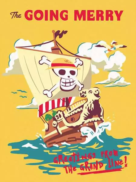 Ravensburger | One Piece Flying Lamb (Going Merry) | CreArt Malen nach Zahlen
