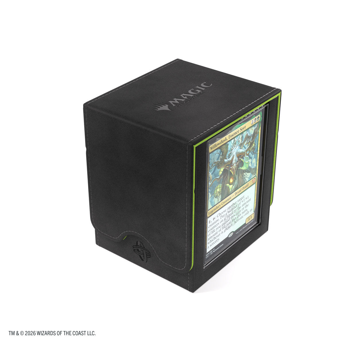 Gamegenic | Secrets of Strixhaven - Schwarz/Grün | Deckbox Squire Plus100+ XL