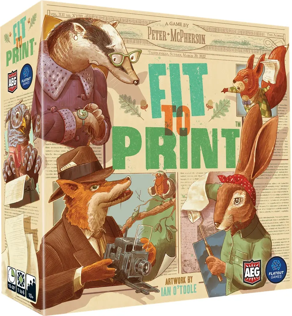 Alderac Ent.: Fit to Print - Board Games