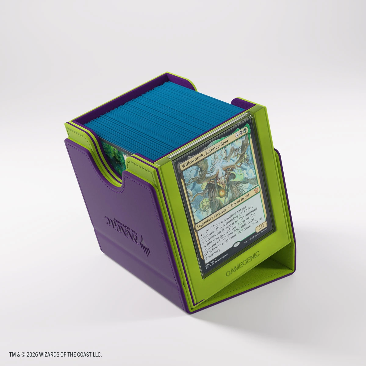 Gamegenic | Secrets of Strixhaven - Grün/Lila | Deckbox Sidekick Plus100+ XL