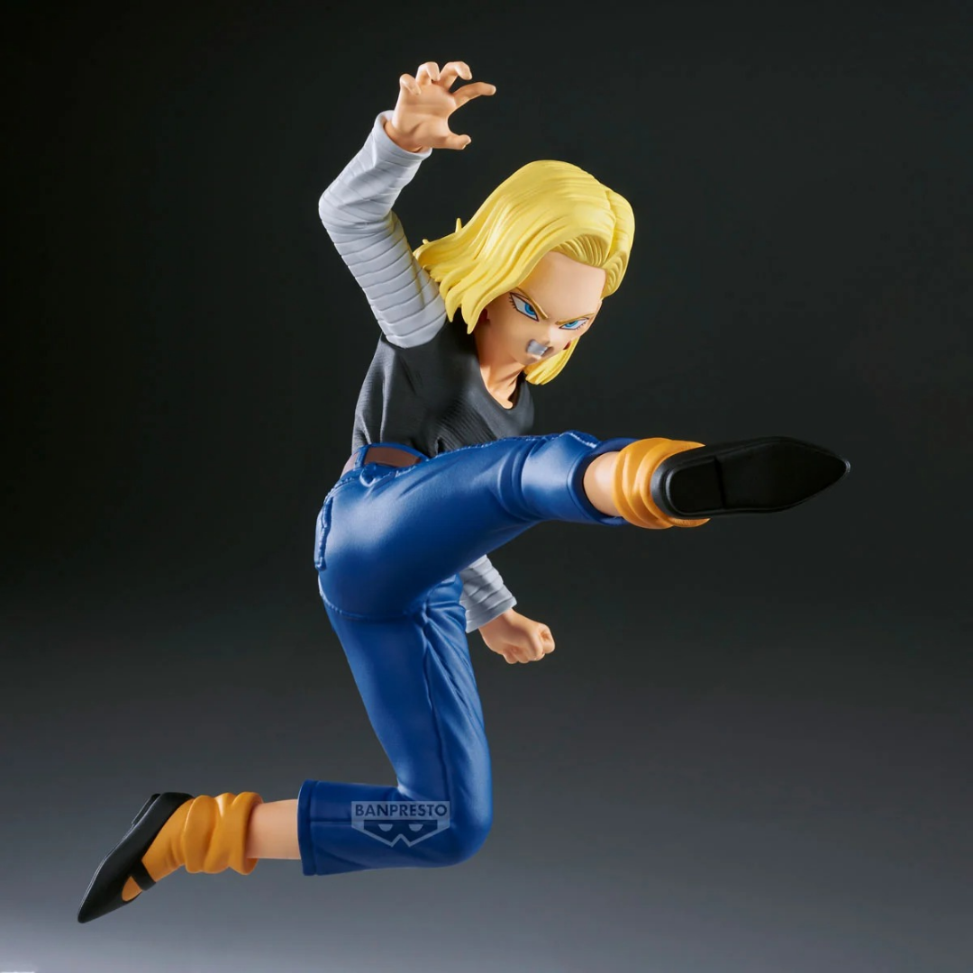 Banpresto | Android 18 vs. Mr. Satan (vs. Mighty Mask) Match Makers (2 Figuren Set) (11cm) | Dragon Ball Z