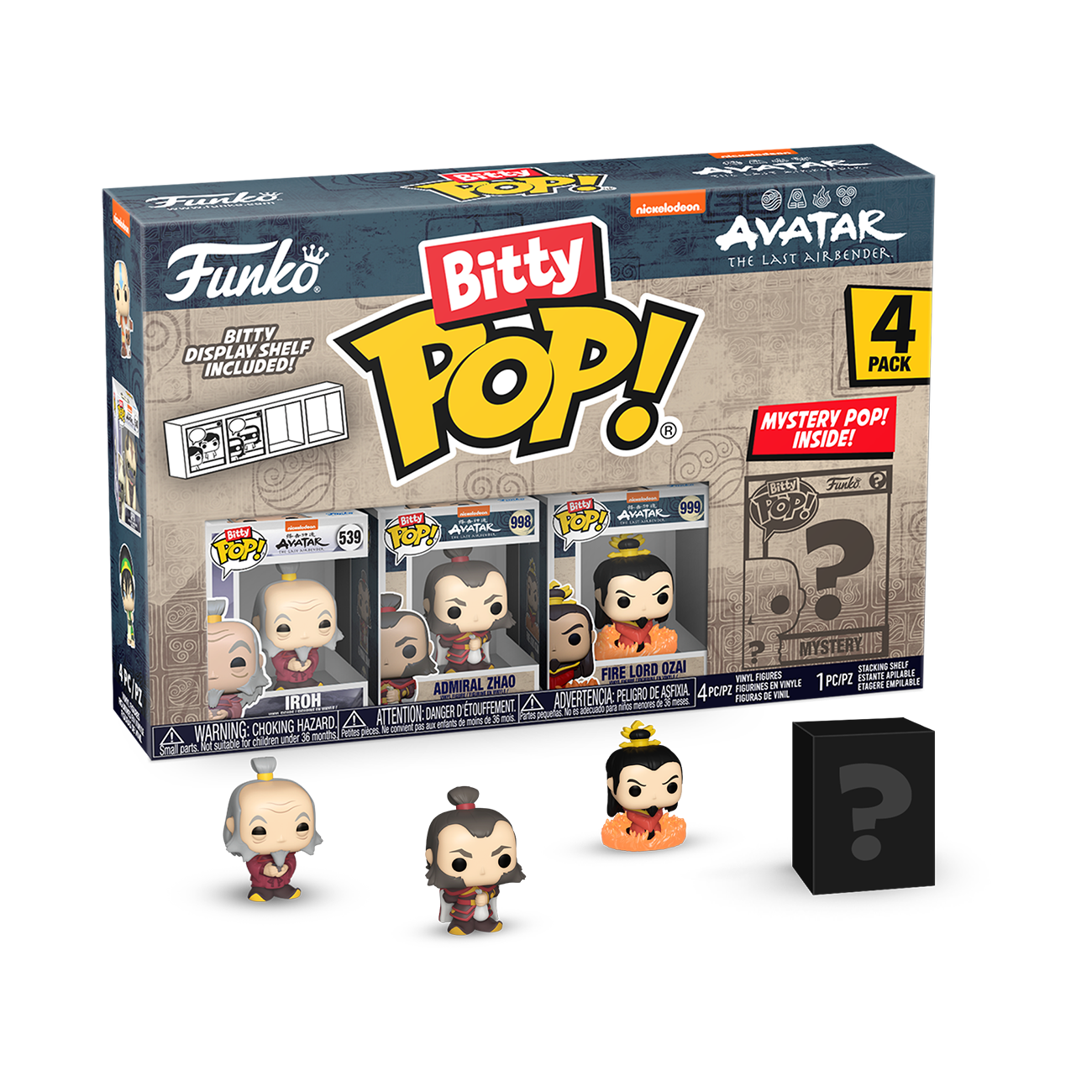 Bitty Pop!: Avatar The Last Airbender - 4-Pack Series 3