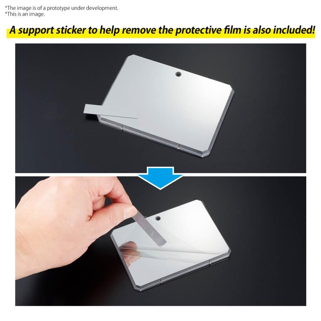 Bandai | Action Base 7 Clear Mirror Stickers Set | Zubehör für Gundam Modellbausätze