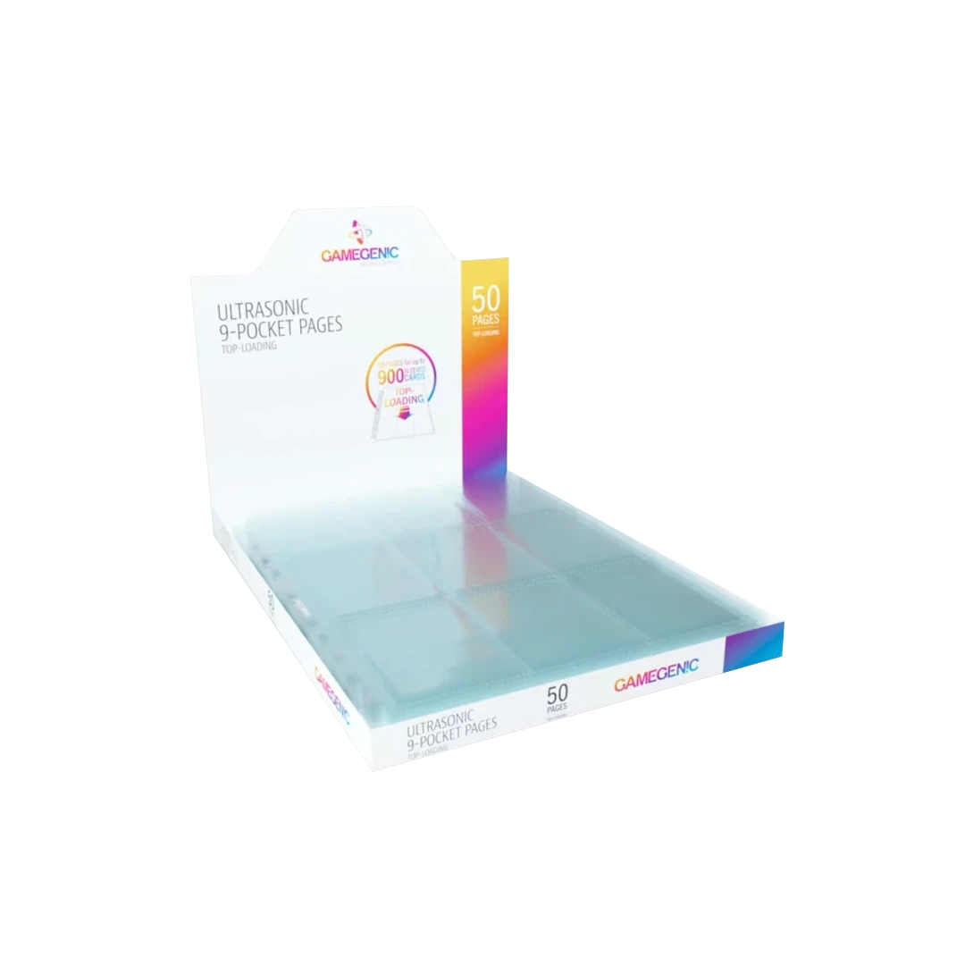 Gamegenic | Ultrasonic 9-Pocket Pages Toploading | Display (50pcs)