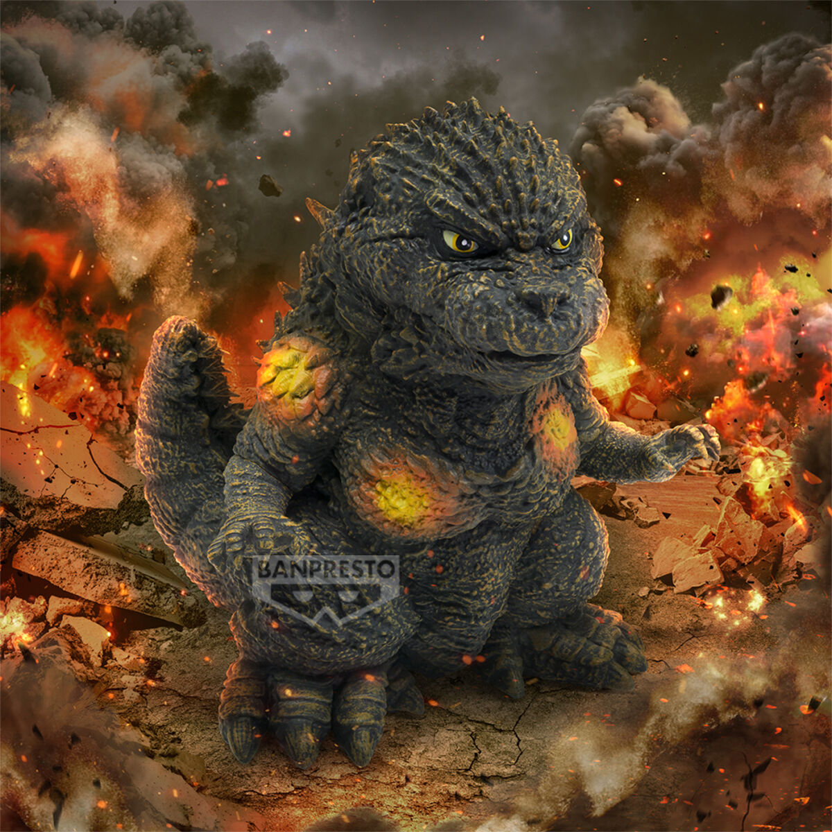 Banpresto | Godzilla (2023) Shell Impact Image Color Version Enshrined Monsters (12cm) | Godzilla Minus One