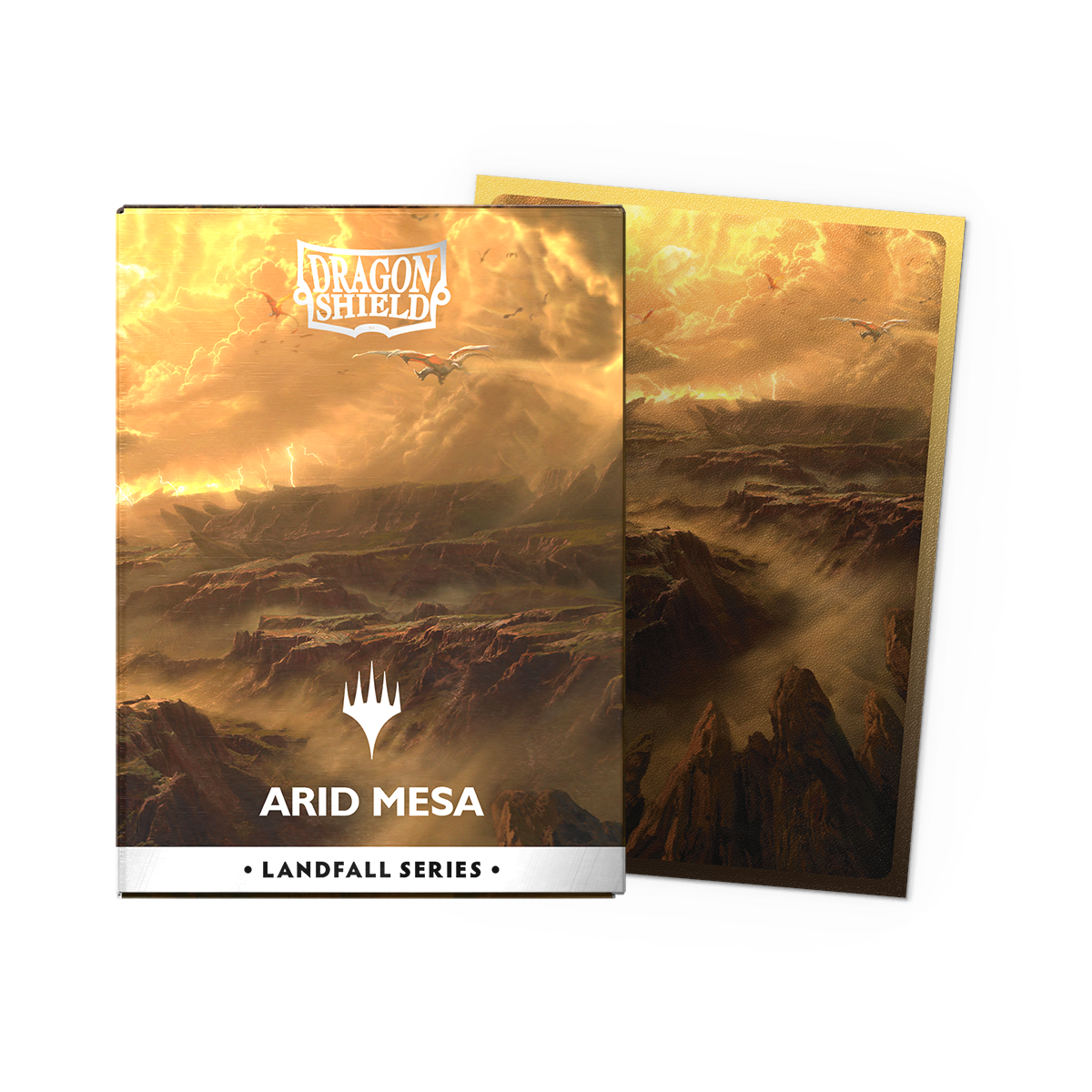 Dragon Shield X Magic: The Gathering: Arid Mesa - Standard Size Sleeves Landfall Series