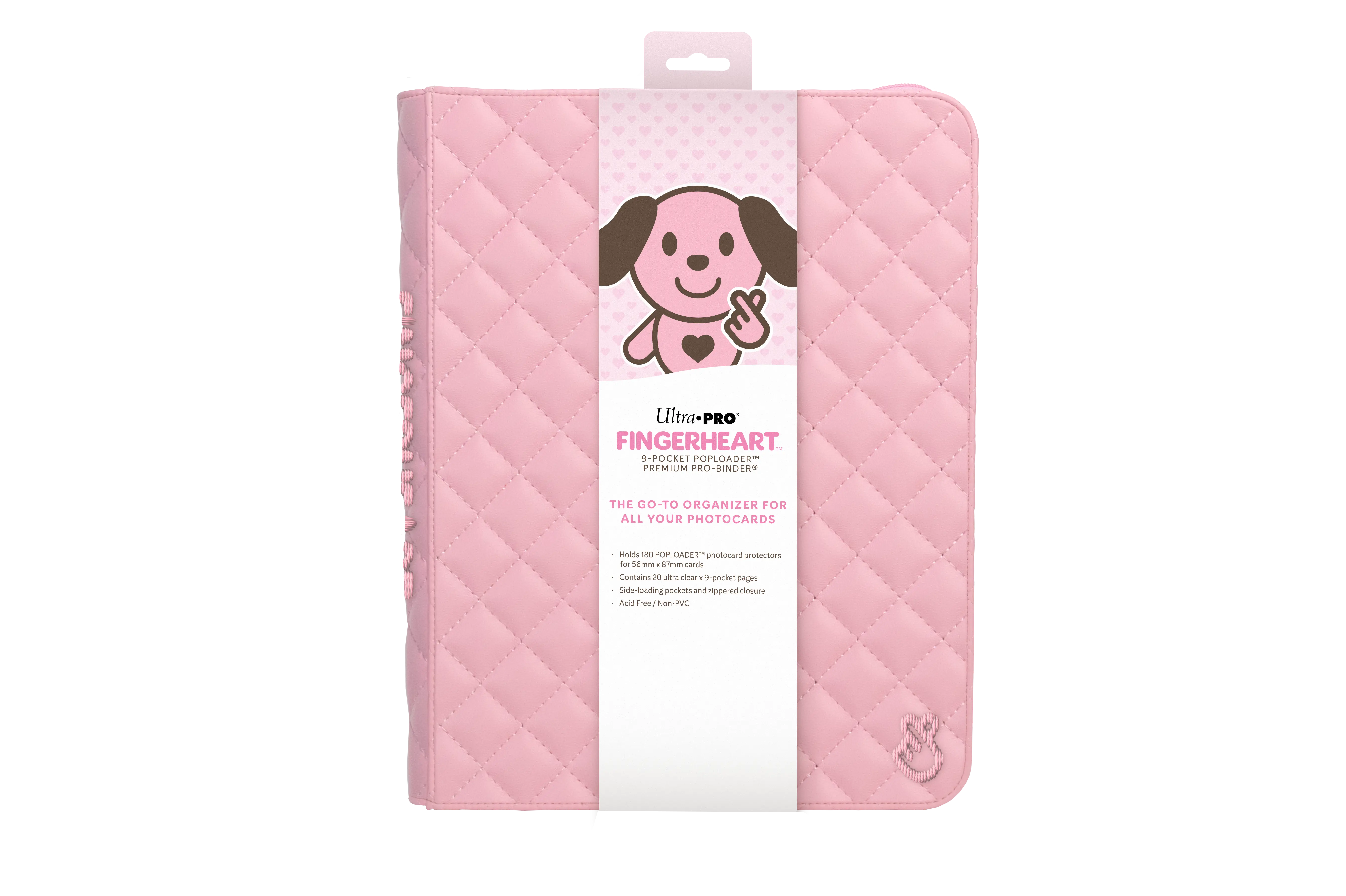 Ultra Pro | Fingerheart Blush 9-Pocket PRO-BINDER | for POPLOADER