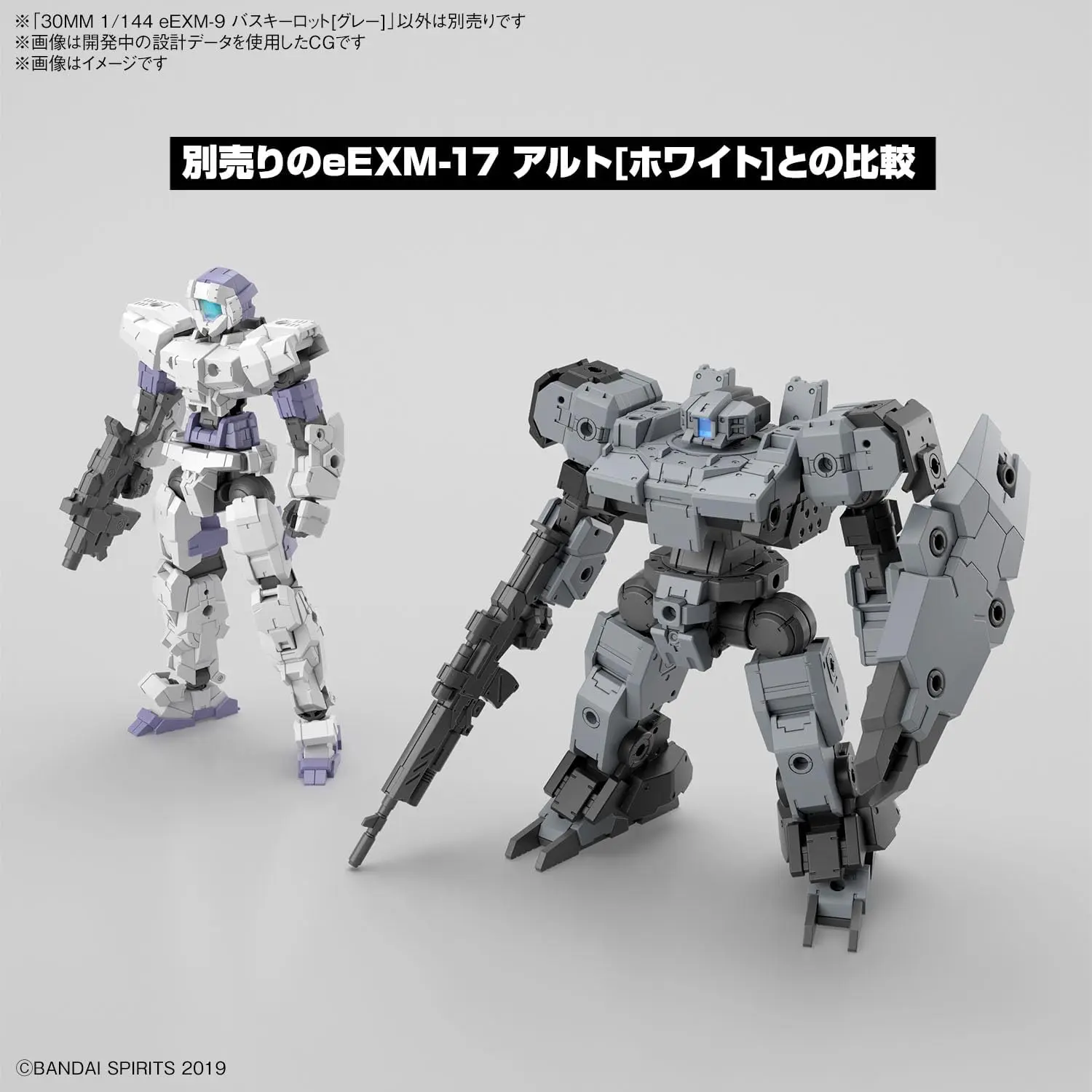 Bandai: 30MM Baskyrotto Gray (1/144)