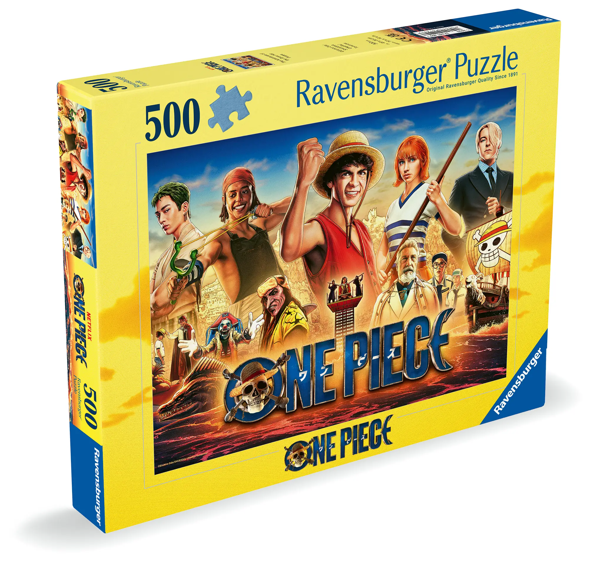 Ravensburger | One Piece Die Abenteuer der Strohhutpiraten | 500 Teile Puzzle