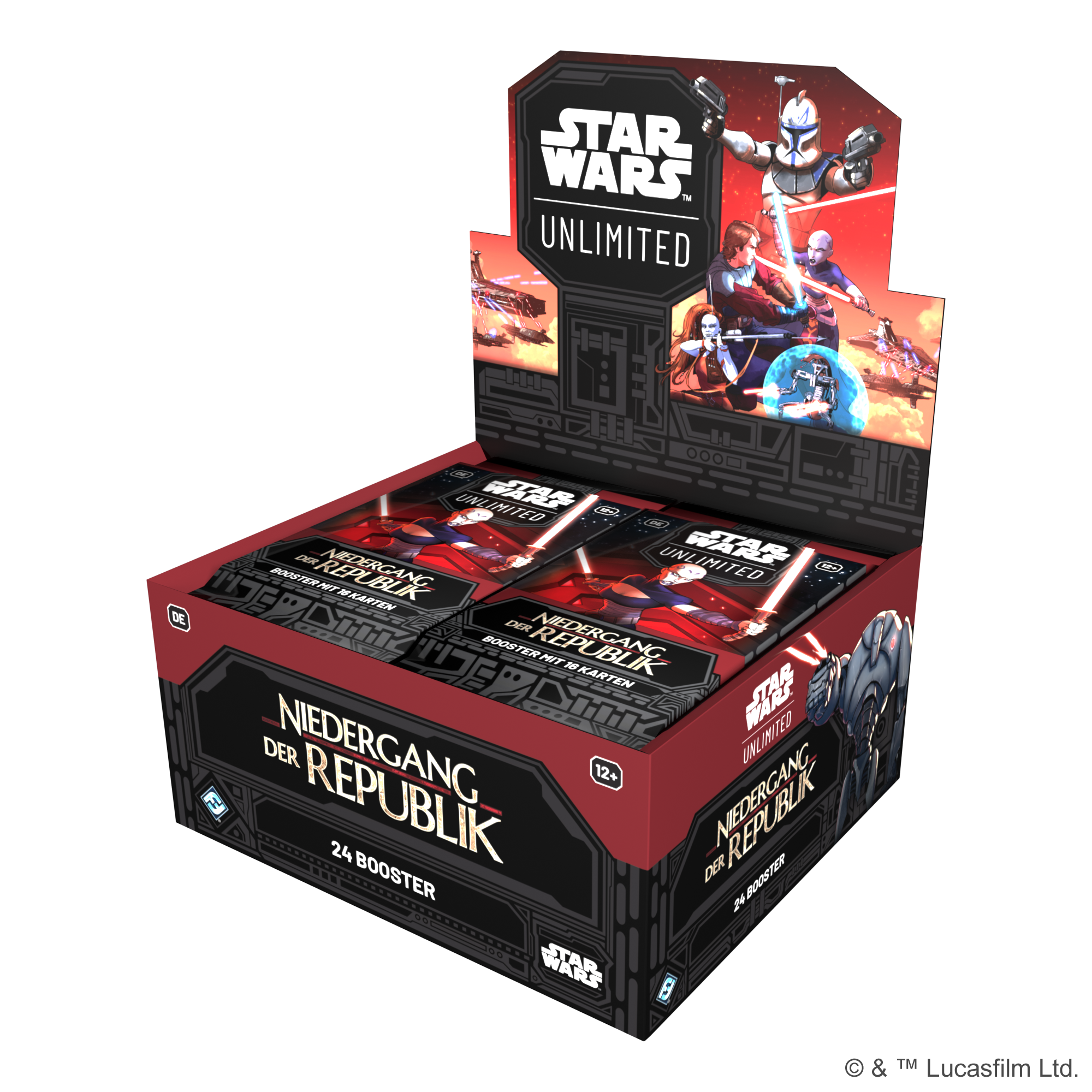 Star Wars Unlimited: Niedergang der Republik - Display (DE)