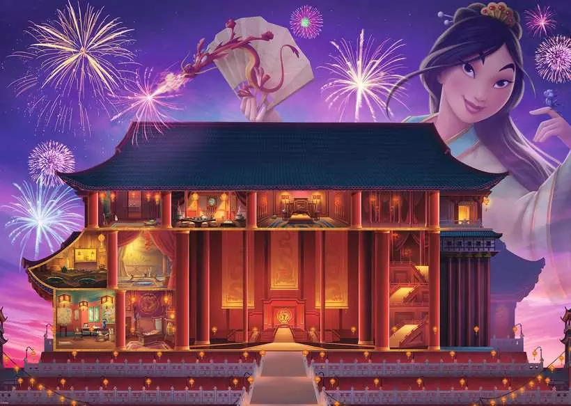 Ravensburger | Disney Castles Mulan | 1000 Teile Puzzle
