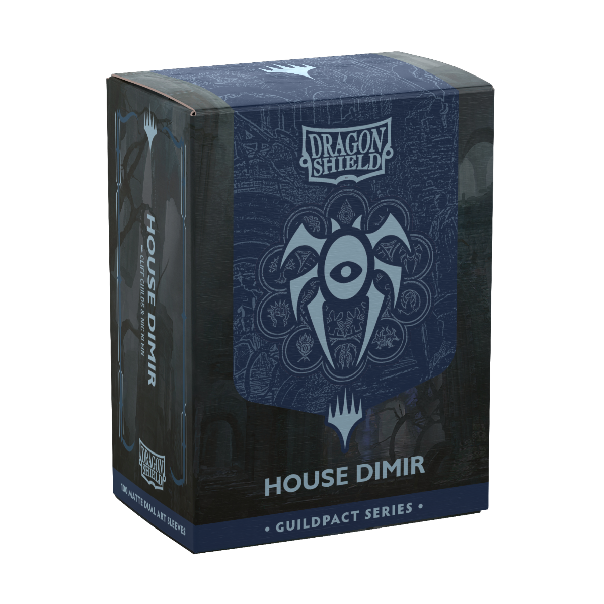 Dragon Shield X Magic: The Gathering | House Dimir | Standard Size Sleeves Guildpact Series