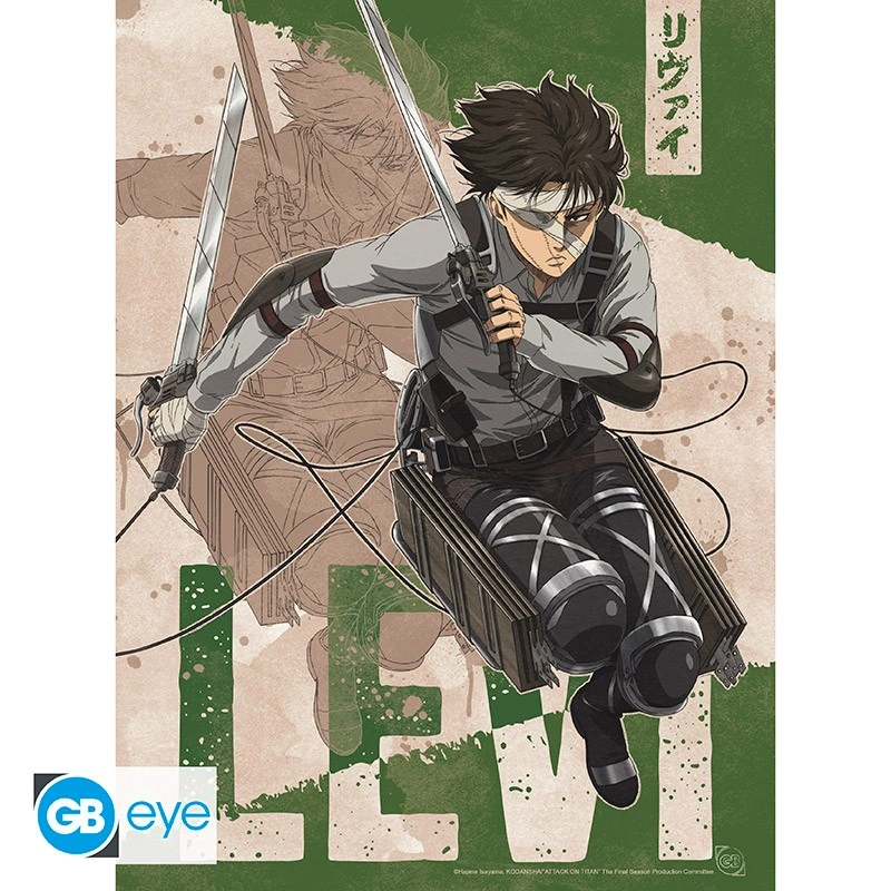 Abysse | Attack on Titan - 9 Posters (21 x 29,7cm) - Portfolio Characters S4