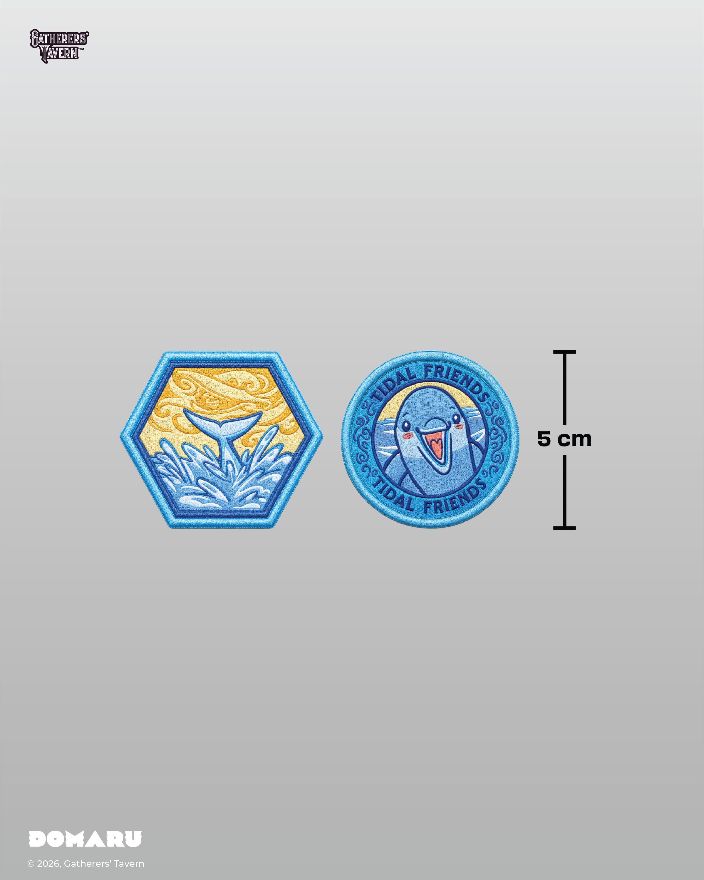 Gatherers' Tavern | Wave Dancer Deco Patch DOMARU | Binder 4-Pocket