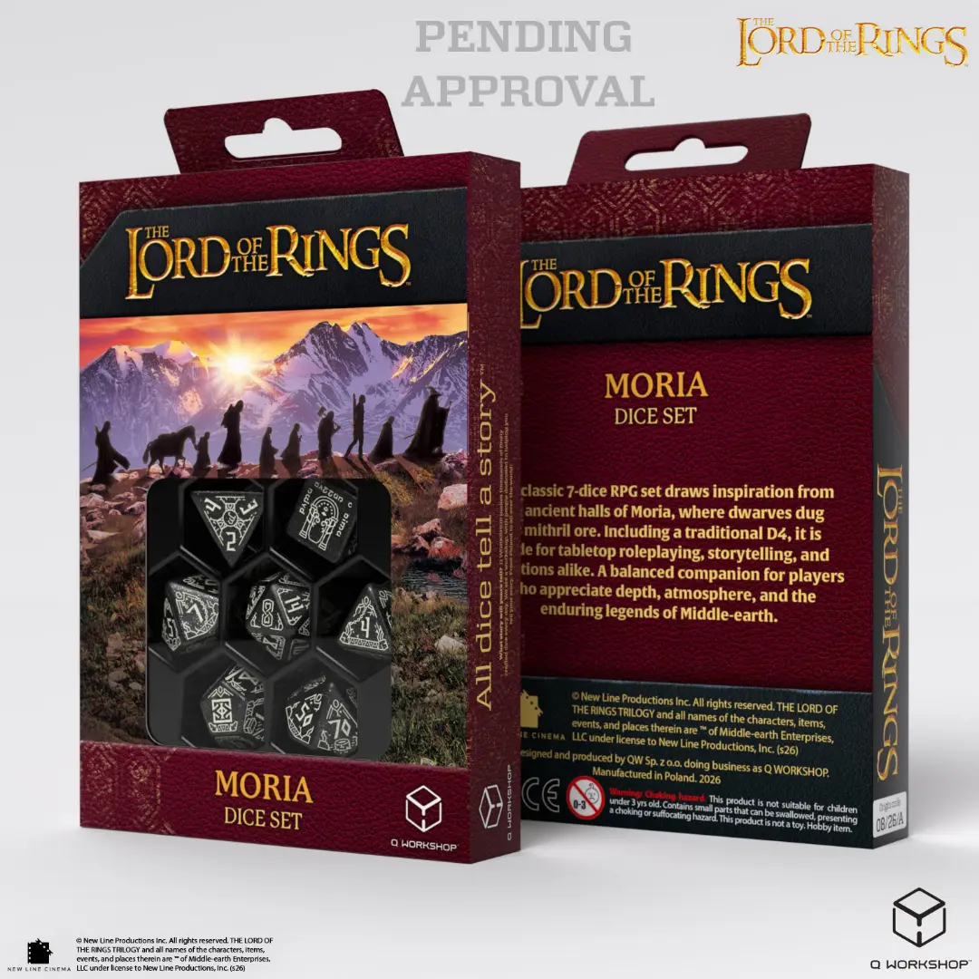 Q Workshop | Moria | The Lord Of The Rings Dice Set