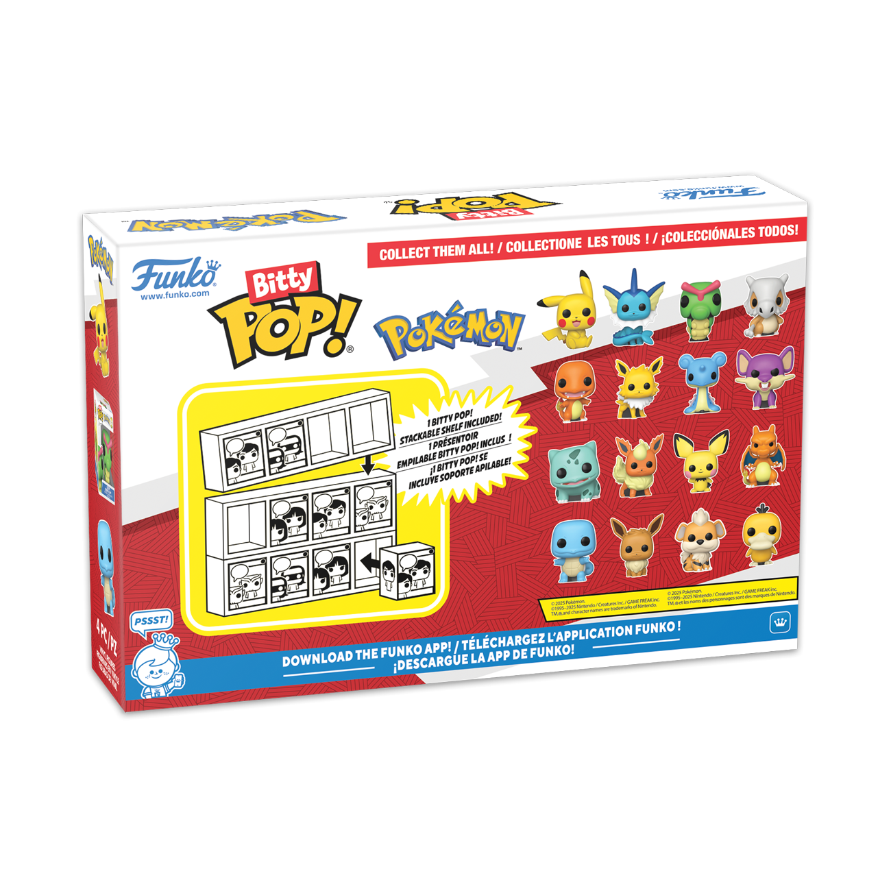 Bitty POP!: Pokémon Pikachu - 4 Pack Series 1