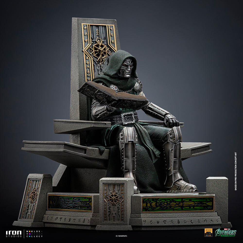 Iron Studios | Doctor Doom on Throne | Avengers: Doomsday - Deluxe Art Scale 1/10