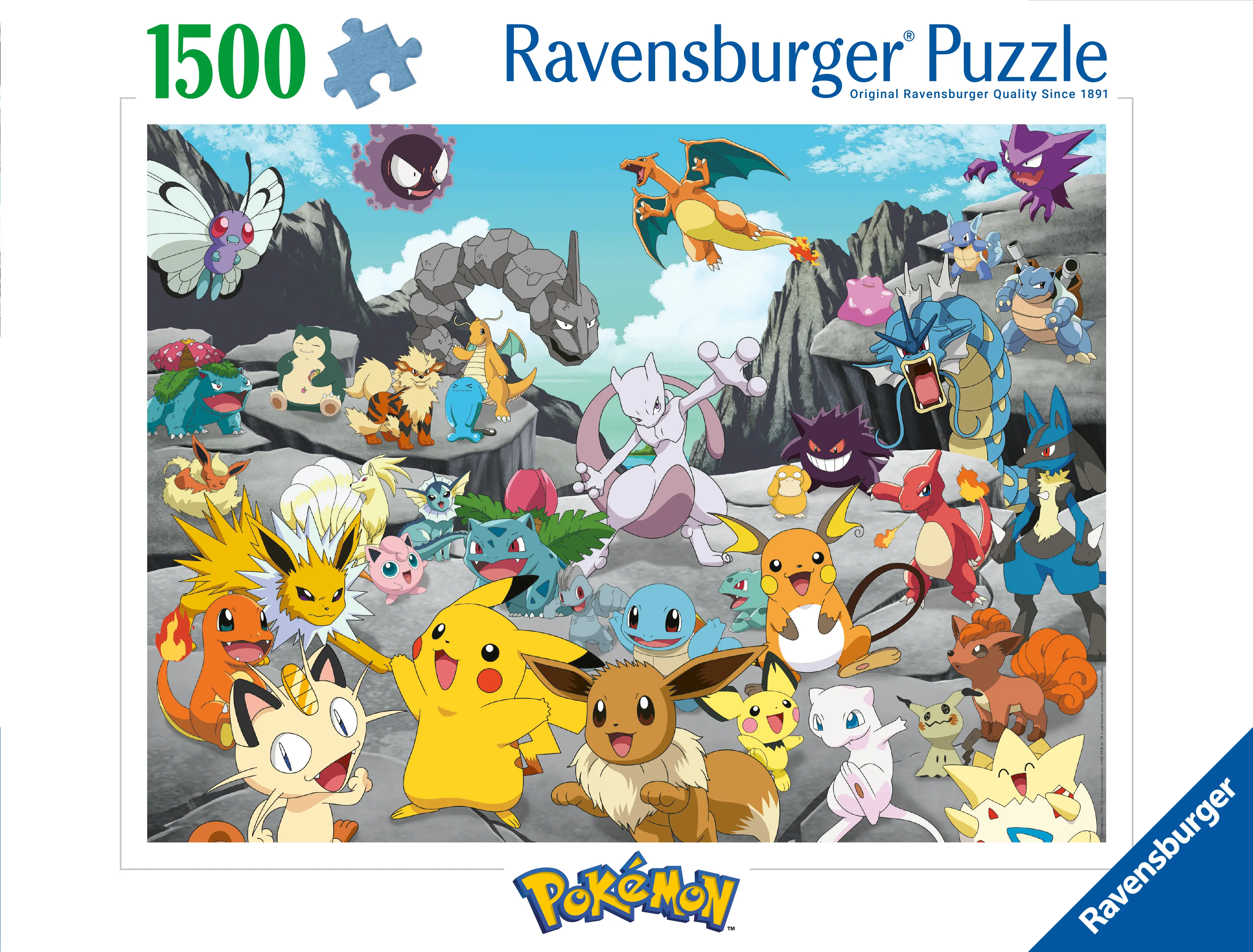 Ravensburger | Pokémon Classics | 1500 Teile Puzzle