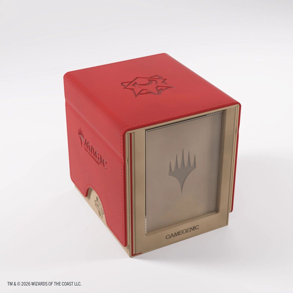 Gamegenic | Secrets of Strixhaven - Lorehold - Beige/Rot | Deckbox Sidekick Pro 100+ XL