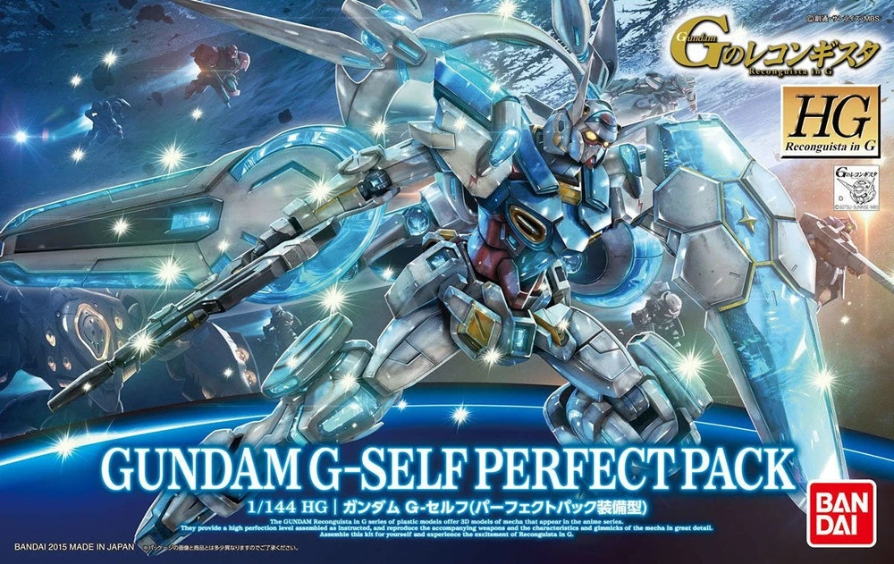 Bandai: HG Gundam G-Self with Perfect Pack – Gundam Reconguista in G (1/144)